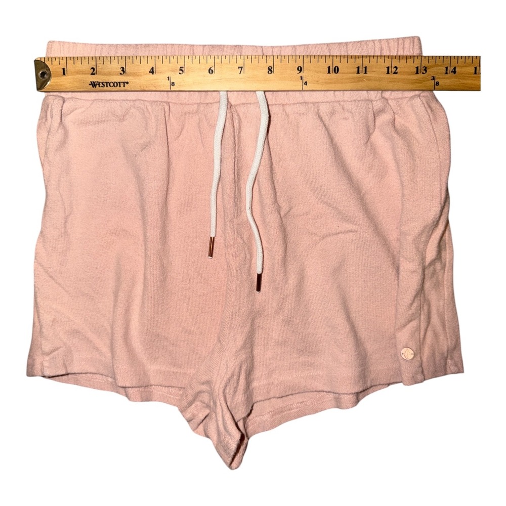 Volcom Live In Lounge Fleece Peach Sweat Shorts, Medium (8) - Picture 7 of 9